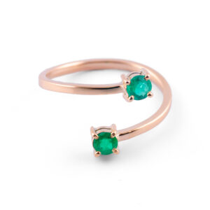 ANILLO CON ESMERALDA