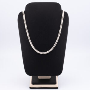 CADENA DE PLATA TEJIDO CUBANO