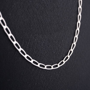 CADENA DE PLATA ESLABON LARGO - 3.15MM - 50CM
