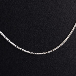 CADENA DE PLATA VENECIANA - 0.9MM - 50CM