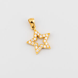 Dije de Estrella con Cristales