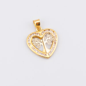 Dije de corazón con Arbol de la Vida