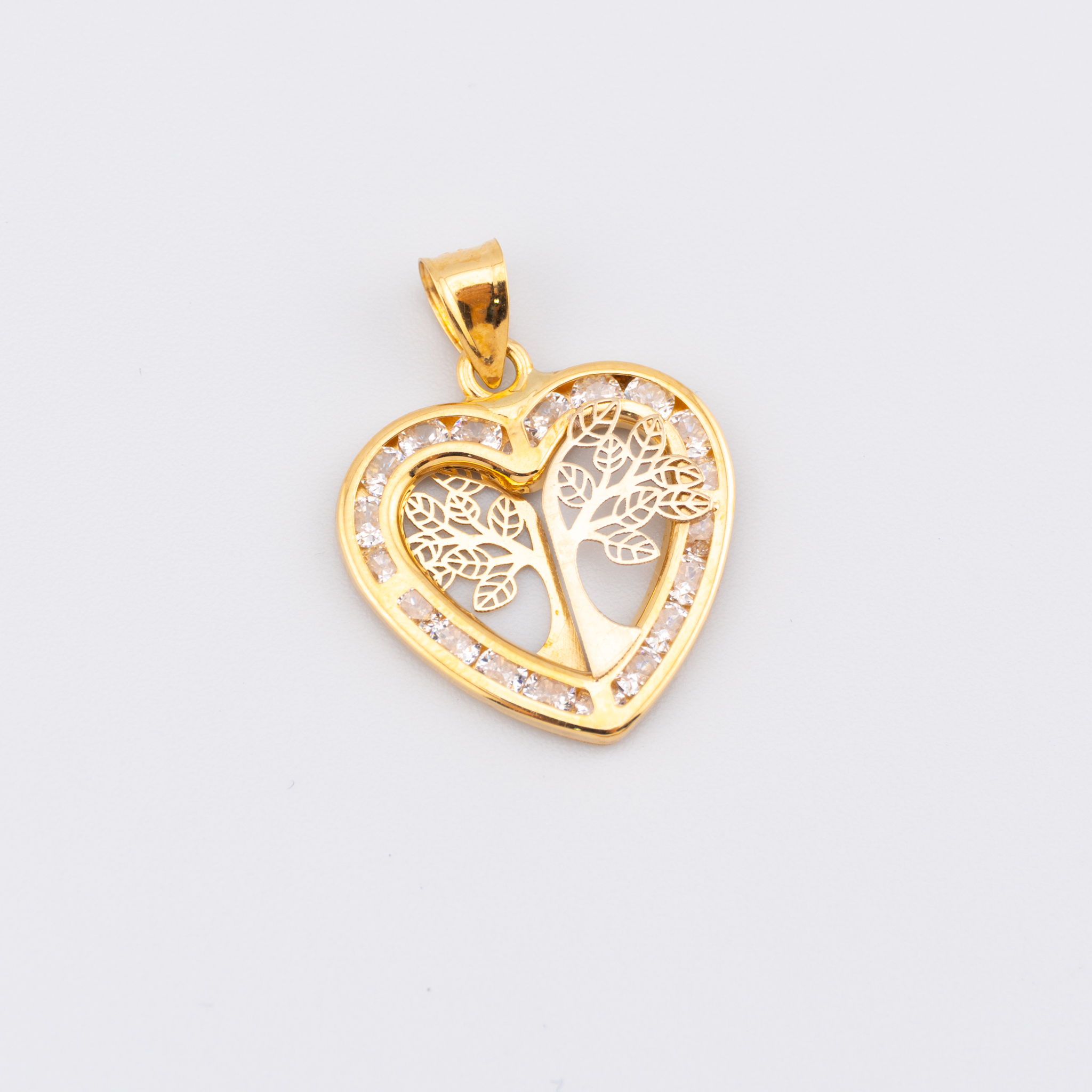 Dije de corazón con Arbol de la Vida