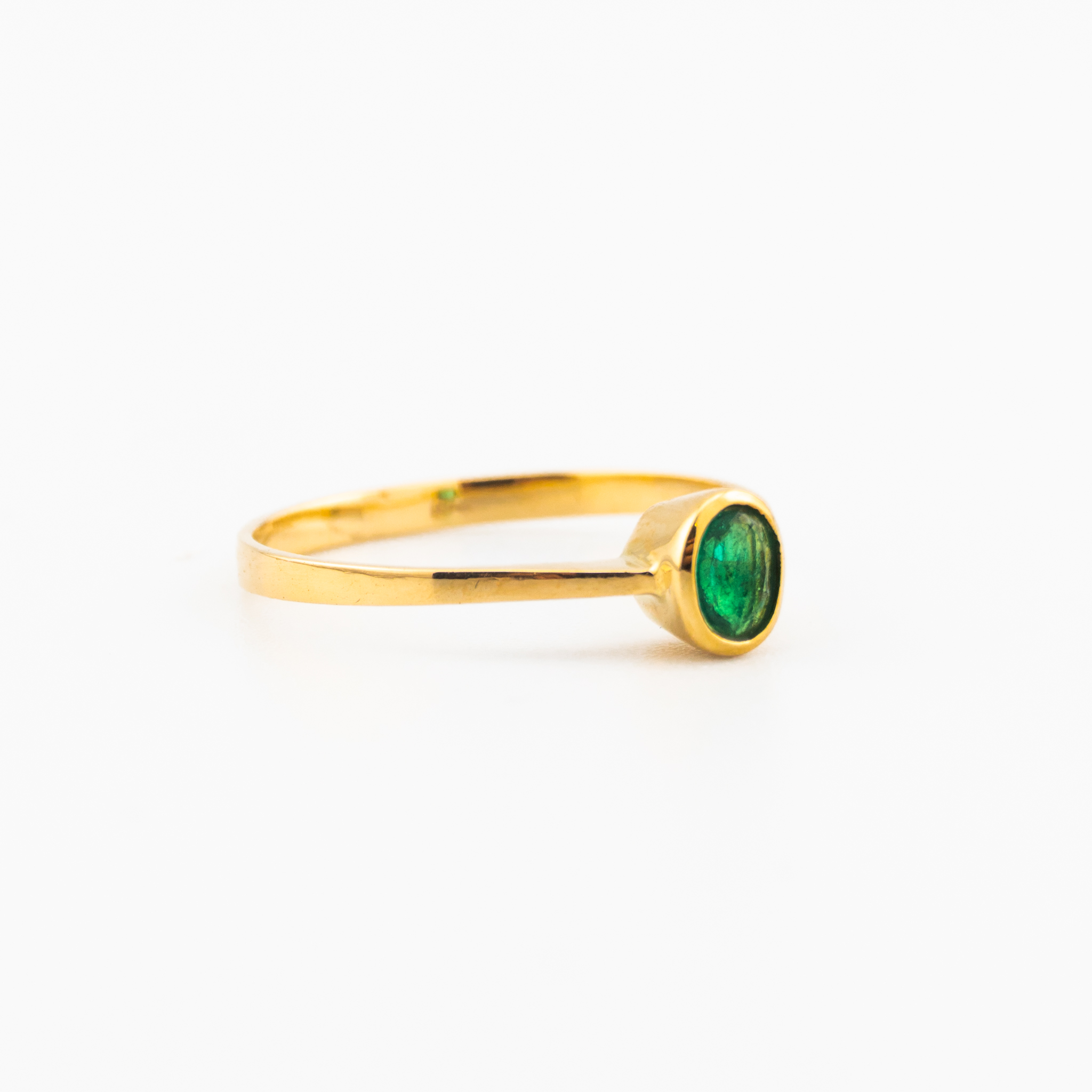 Anillo con Esmeralda ovalada - Imagen 5