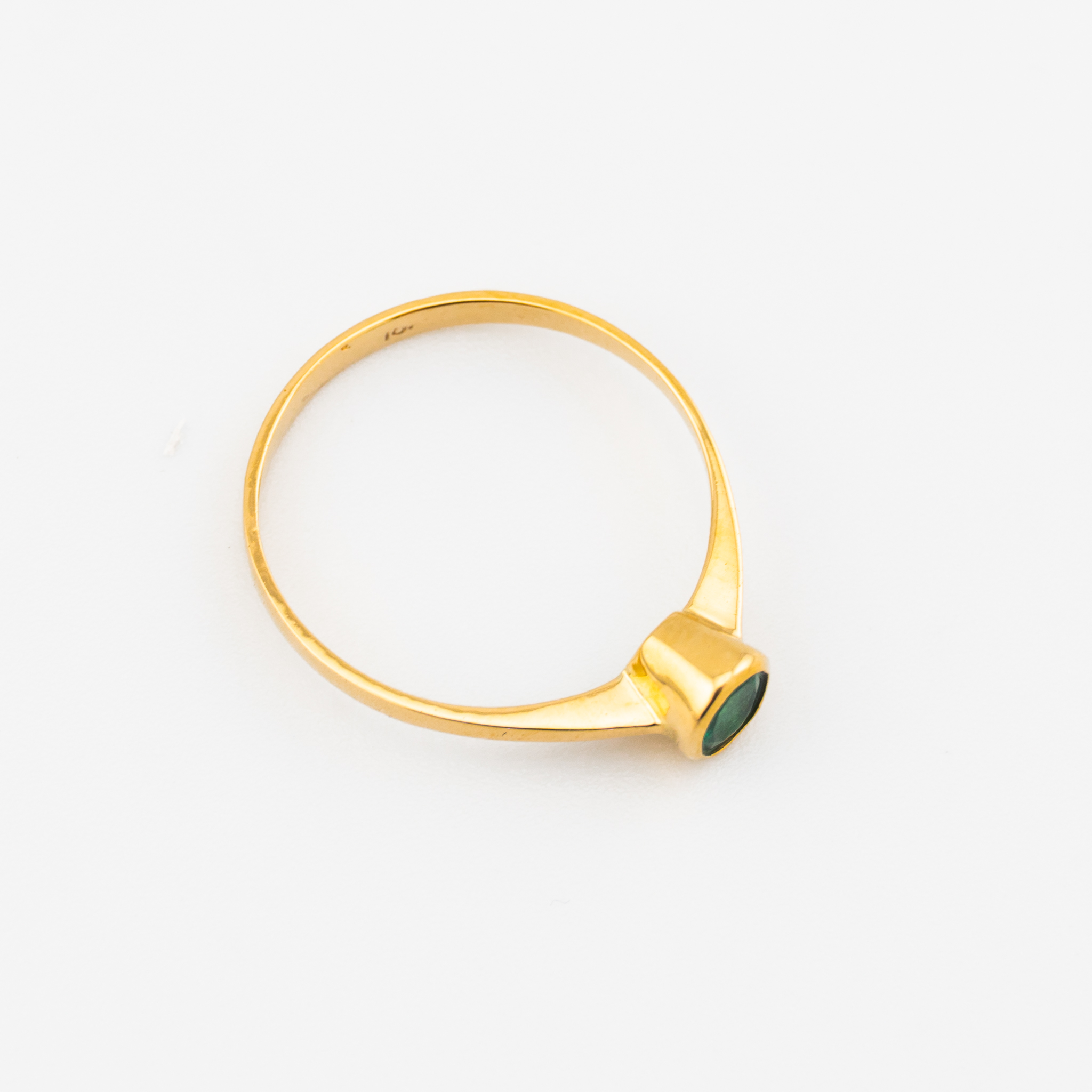 Anillo con Esmeralda ovalada - Imagen 2