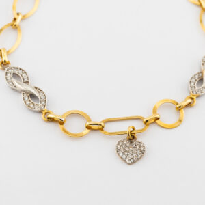 PULSERA INFINITOS 2 OROS