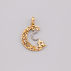 DIJE LUNA Y ESTRELLAS