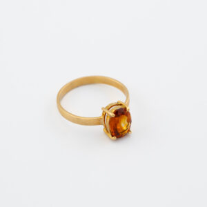 ANILLO CON CITRINO