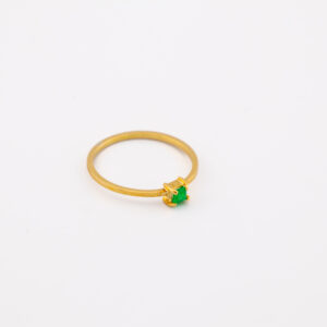 ANILLO CON ESMERALDA