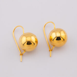 ARETES BOLAS CON PESCADOR