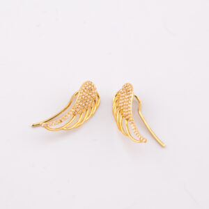 XO3 - ARETES DE ALAS EN ORO DE 18K - G 2.567