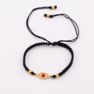 PULSERA DE OJO EN TEJIDO MACRAME